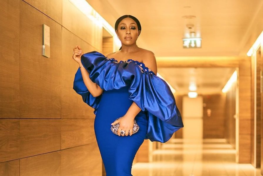 Rita dominic in blue. Photo Instagram