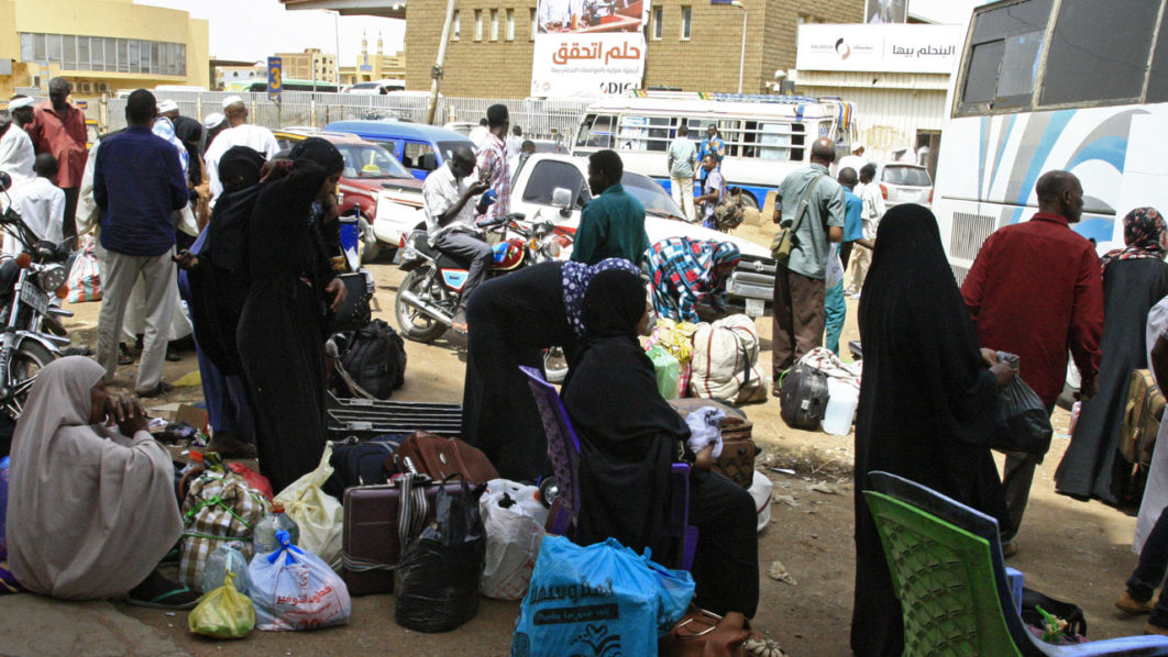 SUDAN-UNREST-BUS-STATION