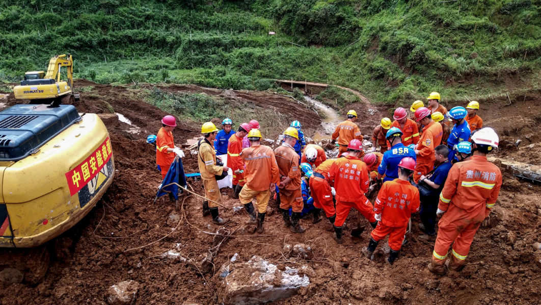 CHINA-LANDSLIDE