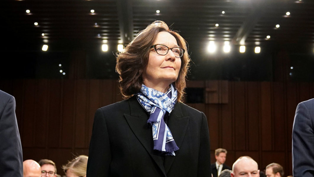 CIA Director Haspel arrives to testify at Senate Intelligence Committee hearing on “worldwide threats” on Capitol Hill in Washington