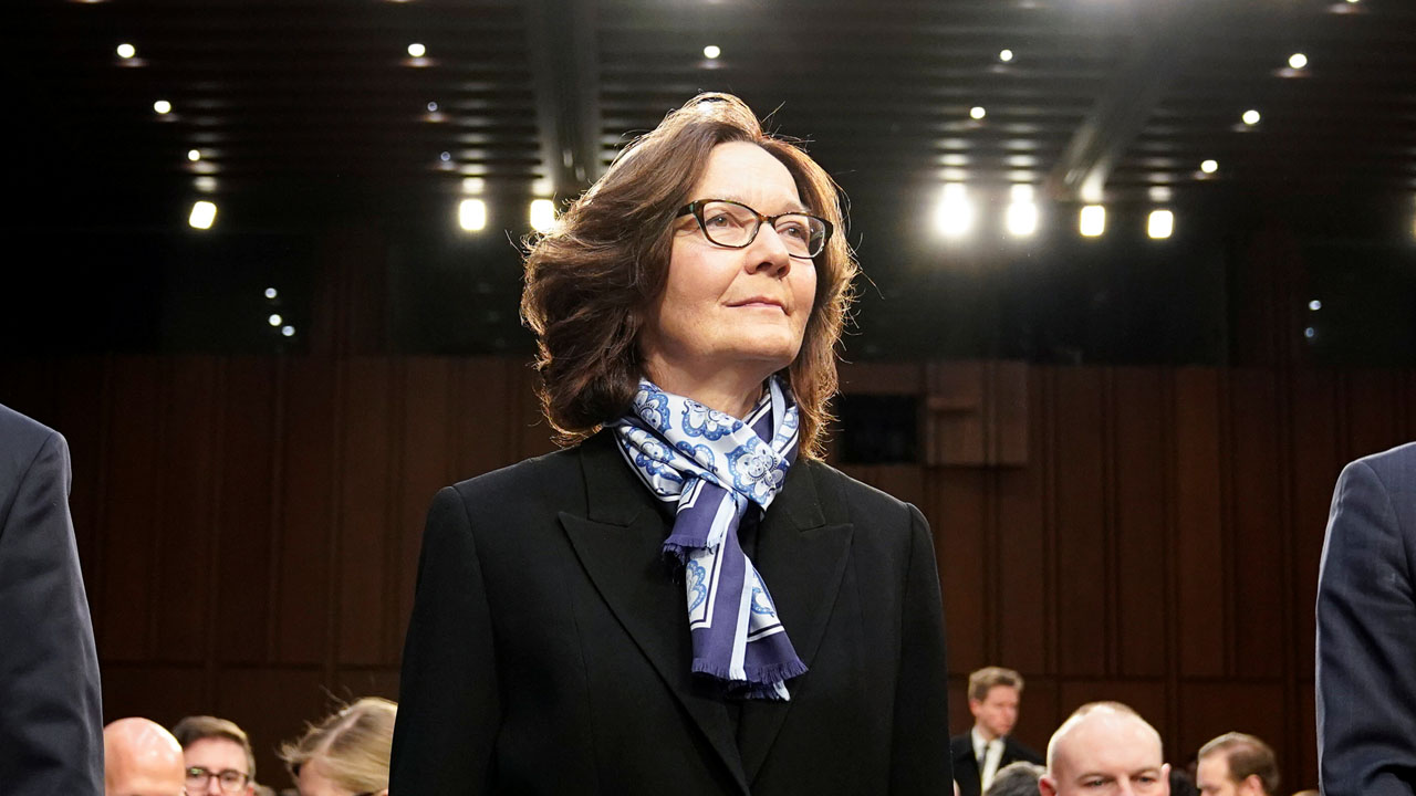 CIA Director Haspel arrives to testify at Senate Intelligence Committee hearing on “worldwide threats” on Capitol Hill in Washington