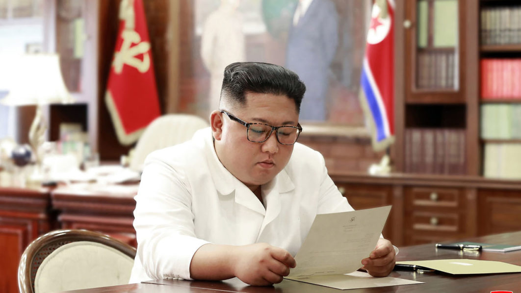 NKOREA-KIM-DIPLOMACY-TRUMP-LETTER