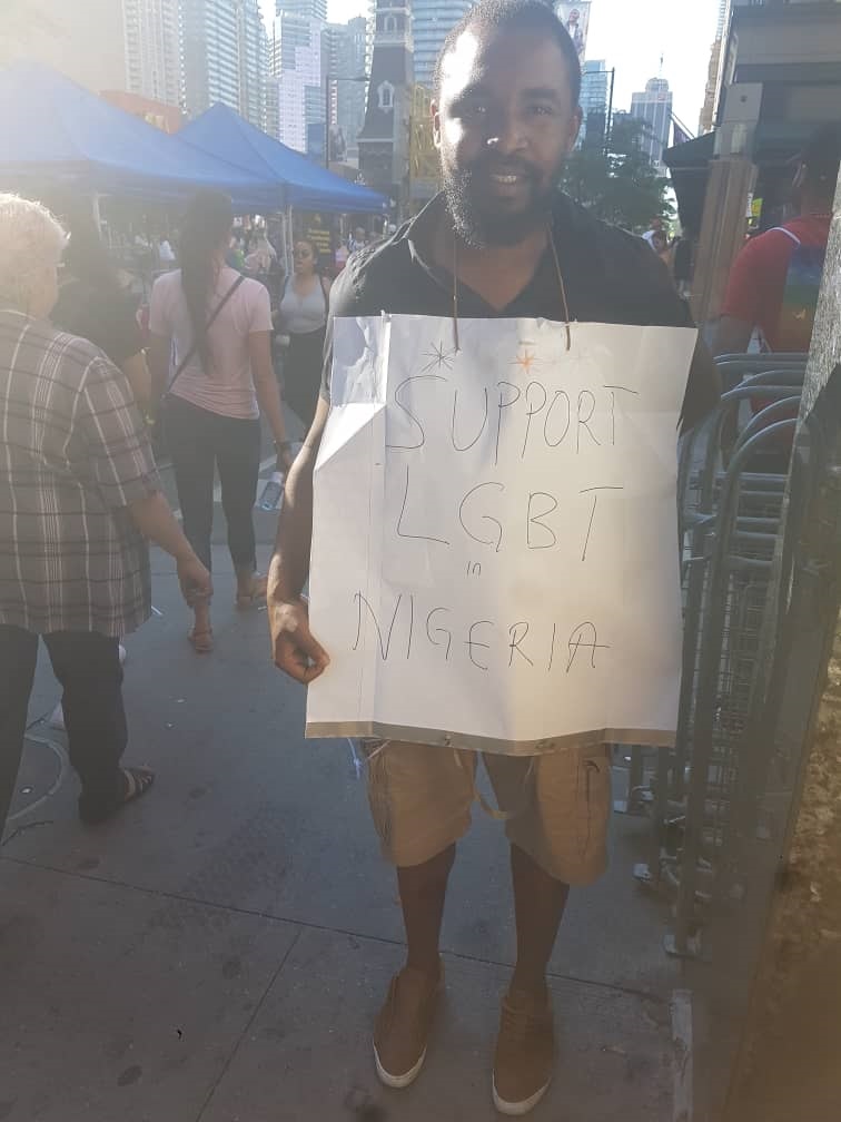 Nigerian Pro-LGBTQ protest in Canada