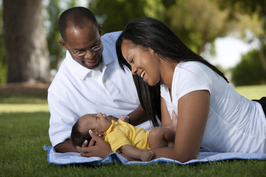 Parents-and-baby. Photo Piedmont Healthcare