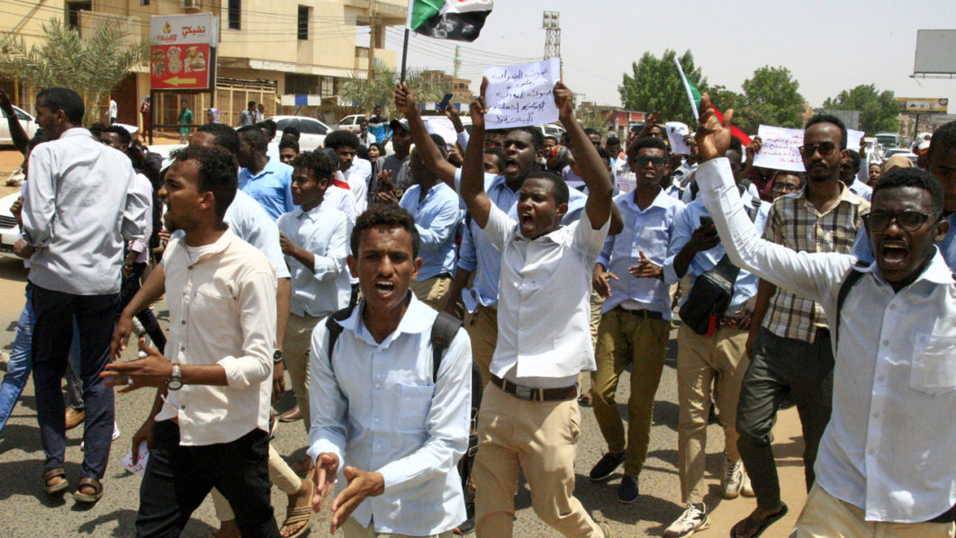 SUDAN-UNREST-DEMO-STUDENTS