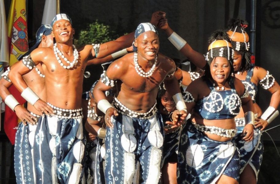Benin Republic dancers. Photo OLALEKAN ODUNTAN