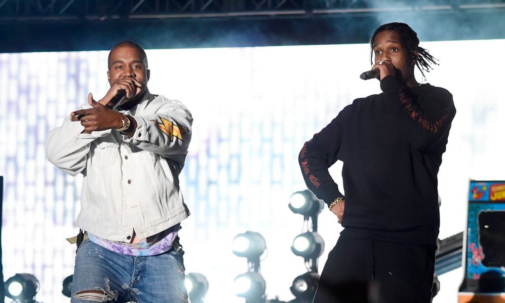 Kanye West and A$AP Rocky, Photo. Highsnobiety