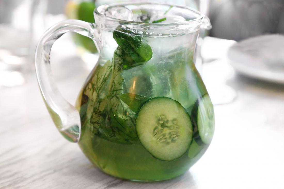 cucumber-water-with-basil-mint-and-other-herbs-in-jug