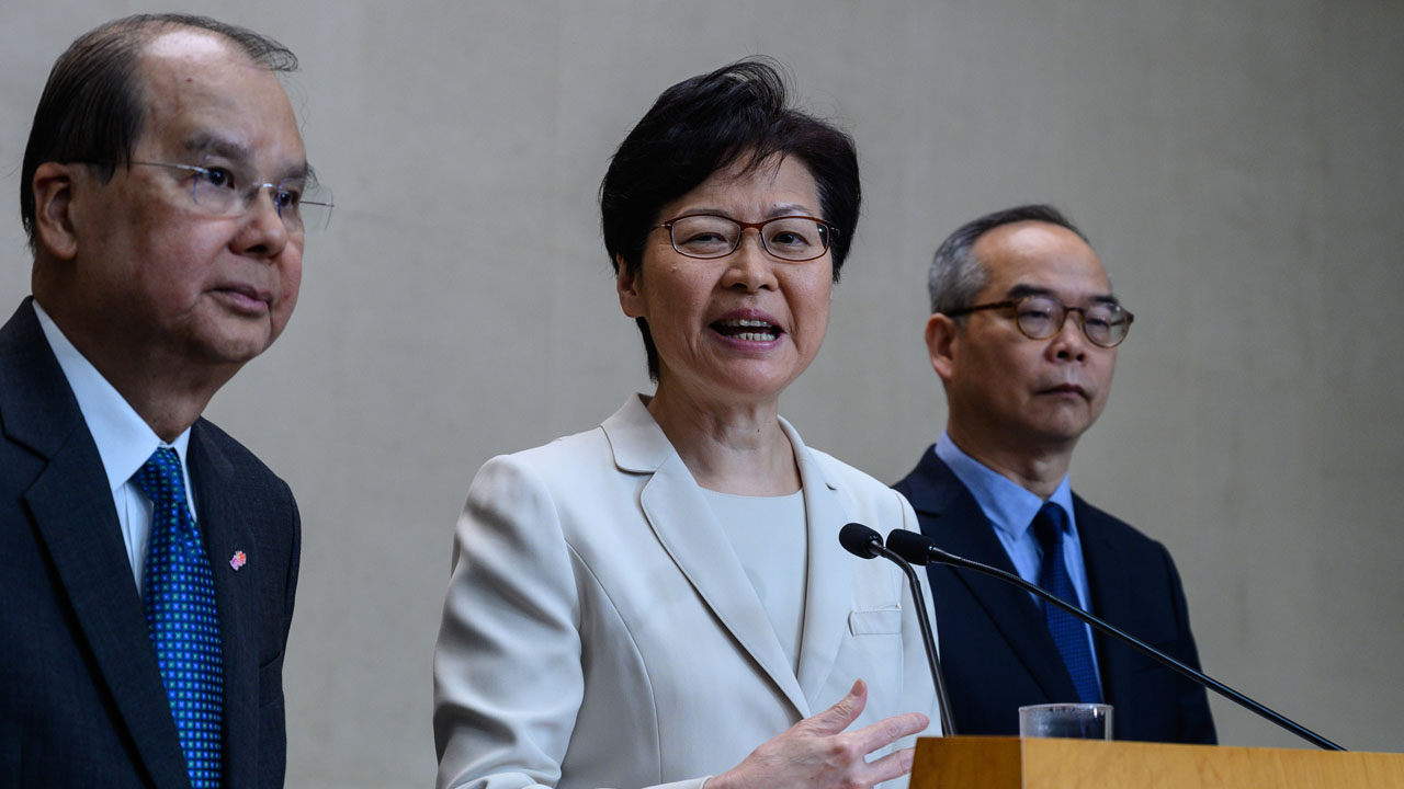 HONG KONG-CHINA-POLITICS-CRIME-UNREST
