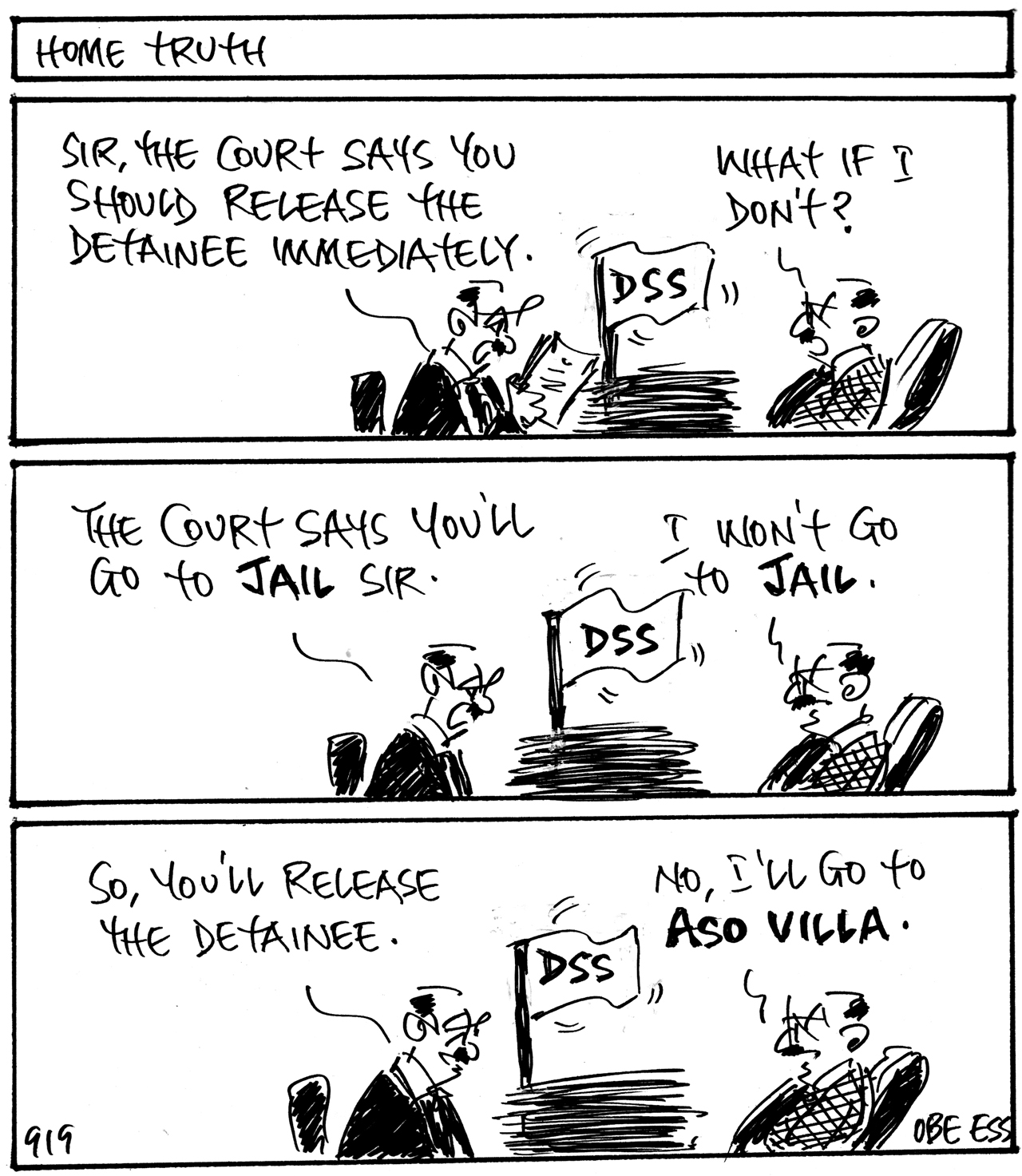 EDITORIAL CARTOON 29-9-2019
