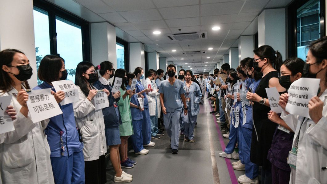 HONG KONG-CHINA-POLITICS-UNREST