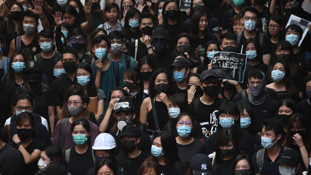 HONG KONG-CHINA-POLITICS-CRIME-UNREST