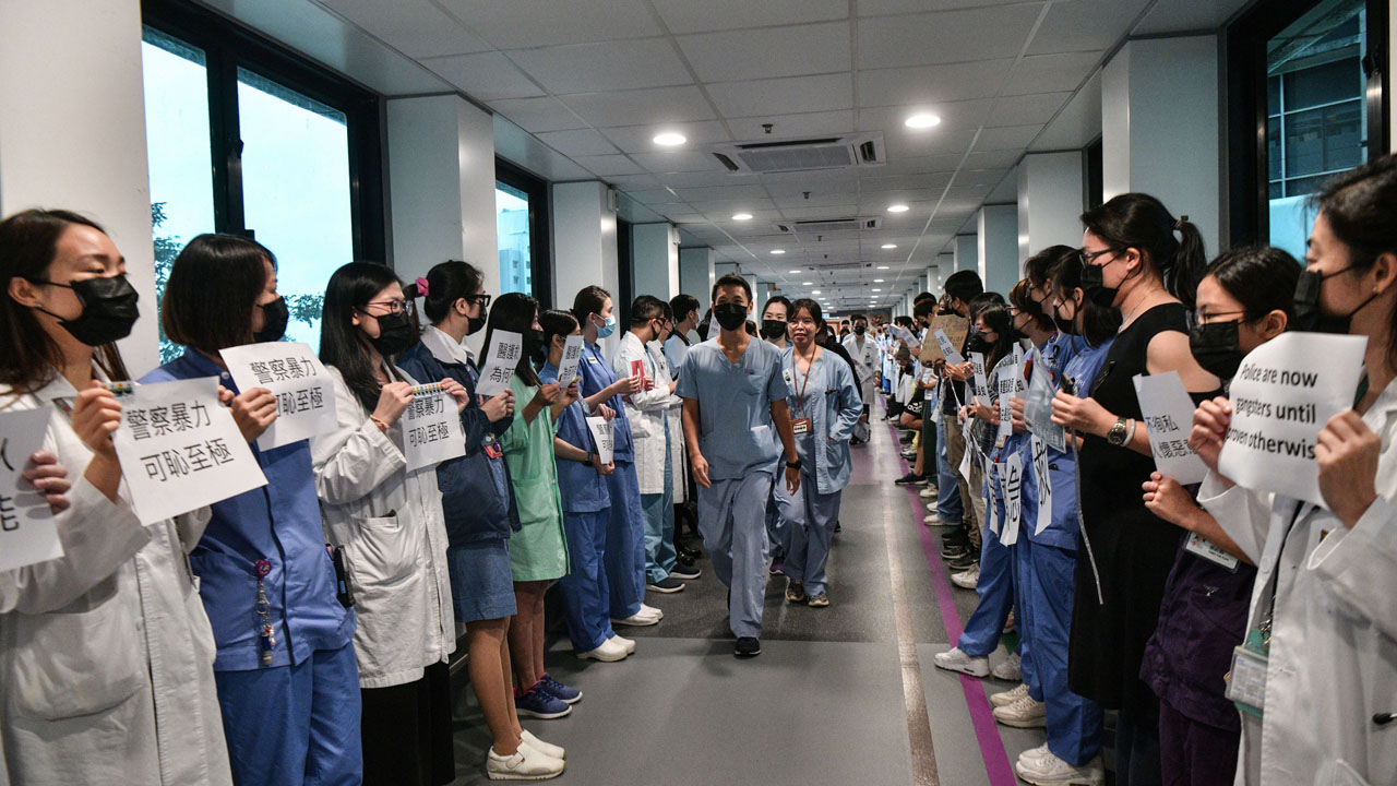HONG KONG-CHINA-POLITICS-UNREST