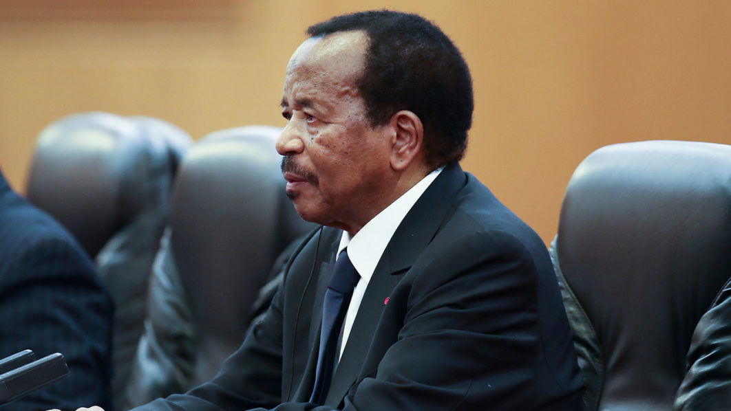 FILE PHOTO: Cameroonian President Paul Biya visits China