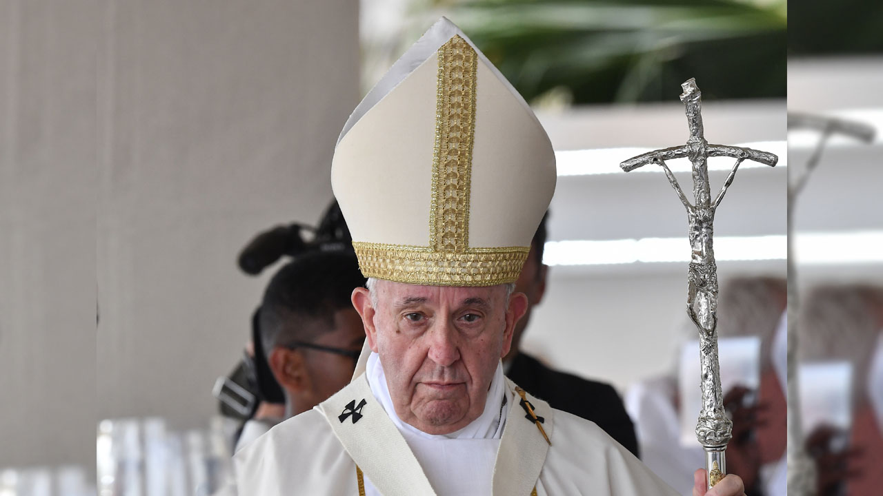 MAURITIUS-RELIGION-CATHOLIC-POPE