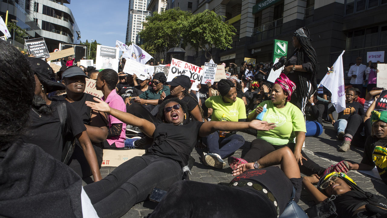 SAFRICA-CRIME-PROTEST-WOMEN-RIGHTS