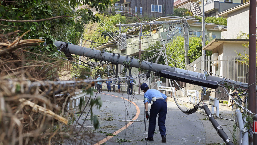 JAPAN-WEATHER-TYPHOON
