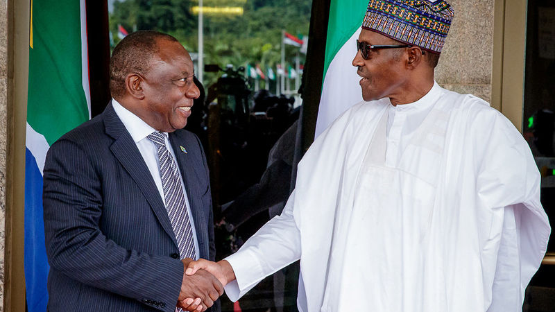 Ramaphosa and Buhari