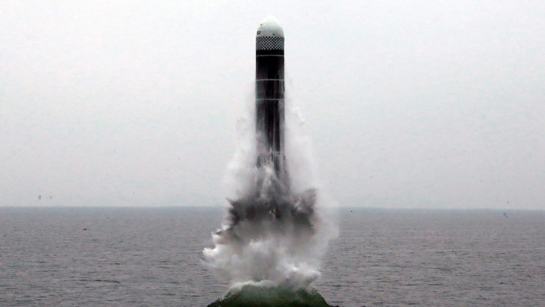 NKOREA-POLITICS-MILITARY-MISSILE