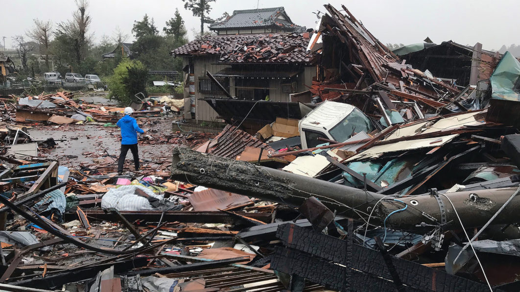 JAPAN-WEATHER-TYPHOON
