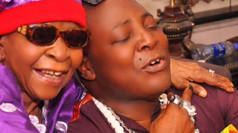 Charly Boy and his late mother Photo – Pulse