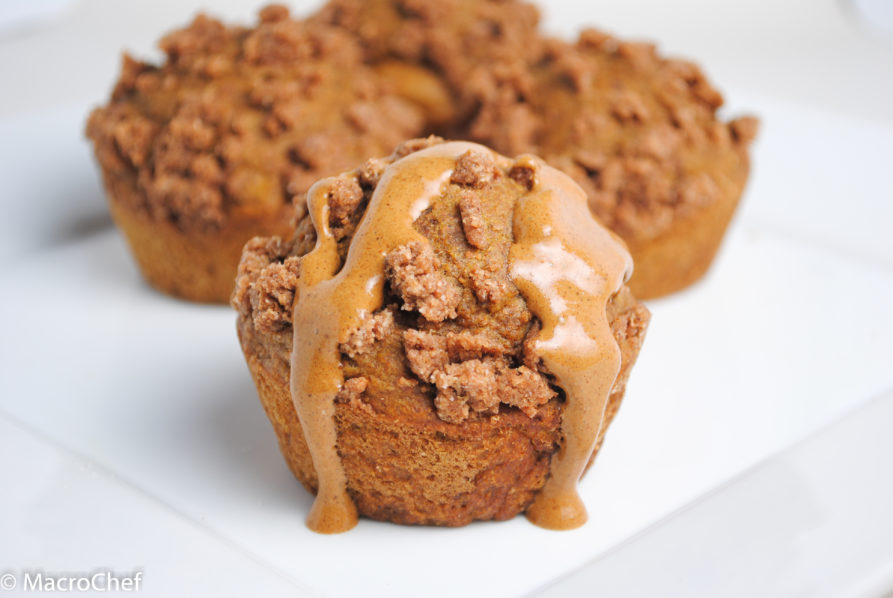 Cinnamon Crumble Coffee Cake Muffins. Photo MacroChef