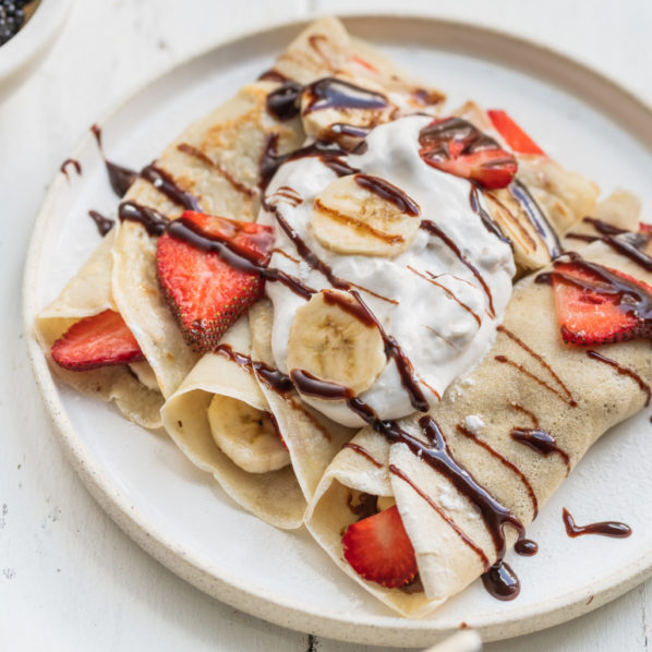 Classic French Crepes. Photo Sweet Simple Vegan