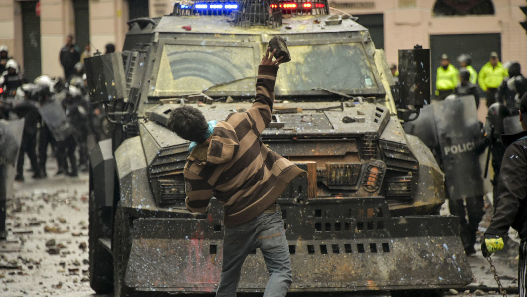 ECUADOR-ECONOMY-IMF-PROTEST