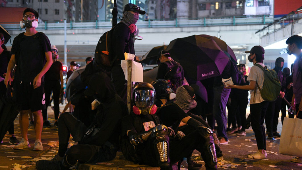 HONG KONG-CHINA-POLITICS-UNREST-CRIME