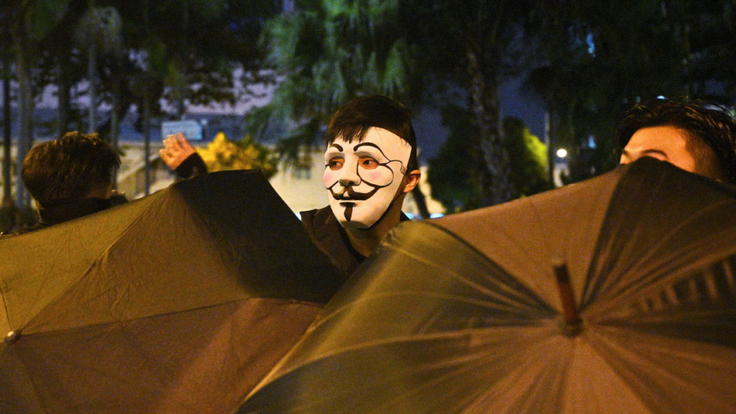 HONG KONG-CHINA-politics-unrest-CRIME
