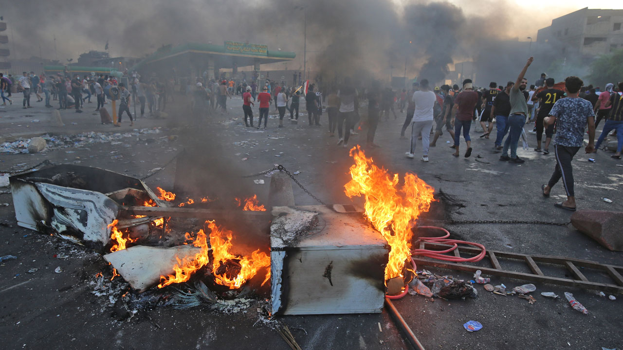 IRAQ-POLITICS-DEMO-UNREST
