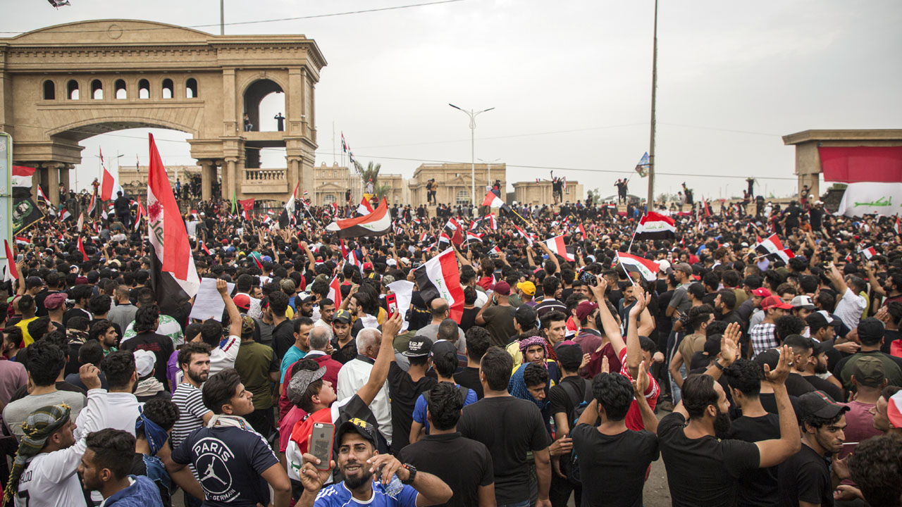 IRAQ-POLITICS-DEMO-UNREST
