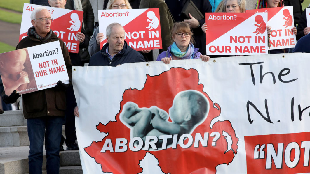 BRITAIN-NIRELAND-POLITICS-ABORTION-GAYS-RIGHTS