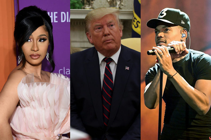 cardi-b-donald-trump-chance-the-rapper