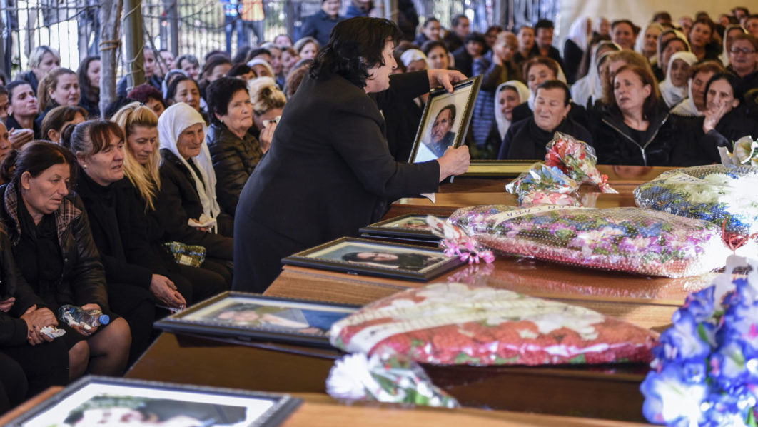 ALBANIA-EARTHQUAKE-FUNERALS
