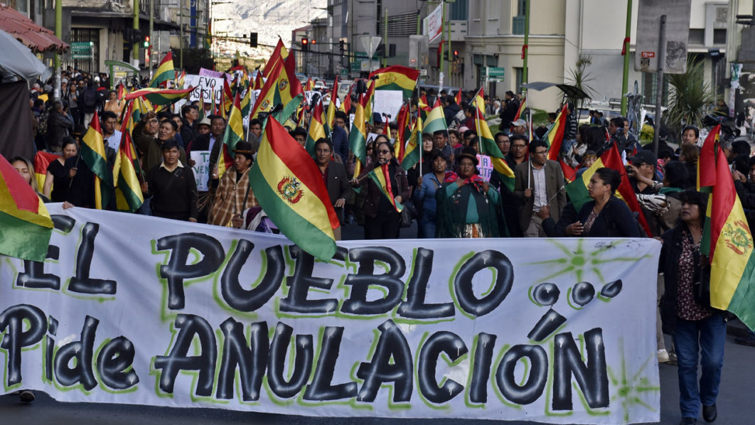 BOLIVIA-ELECTION-RESULTS-PROTEST