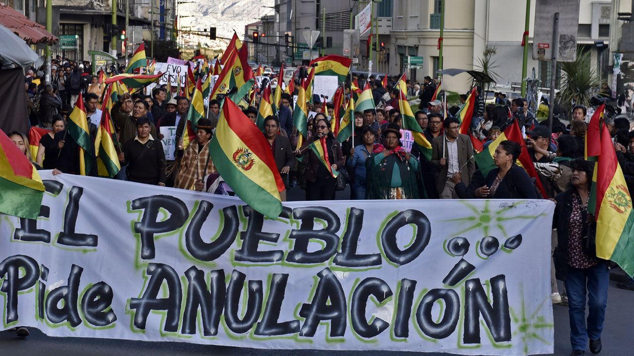BOLIVIA-ELECTION-RESULTS-PROTEST