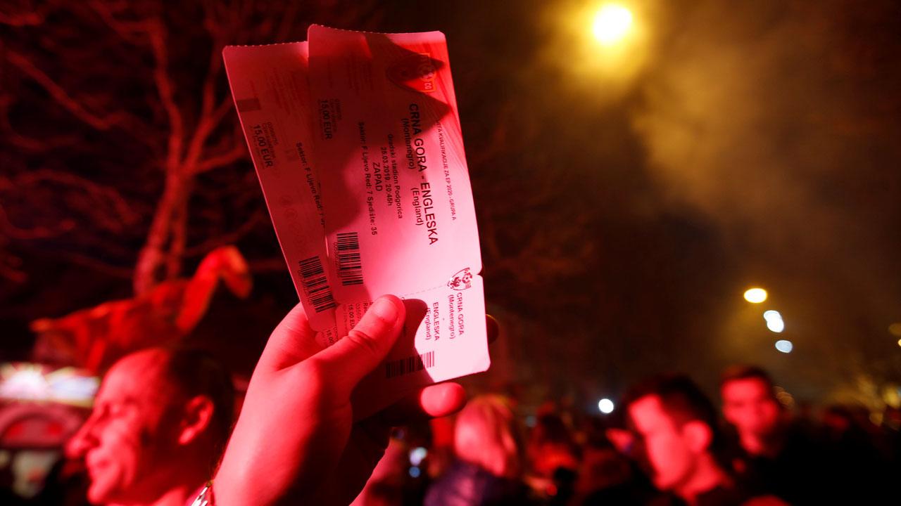 Euro 2020 Qualifier – Group A – Montenegro v England