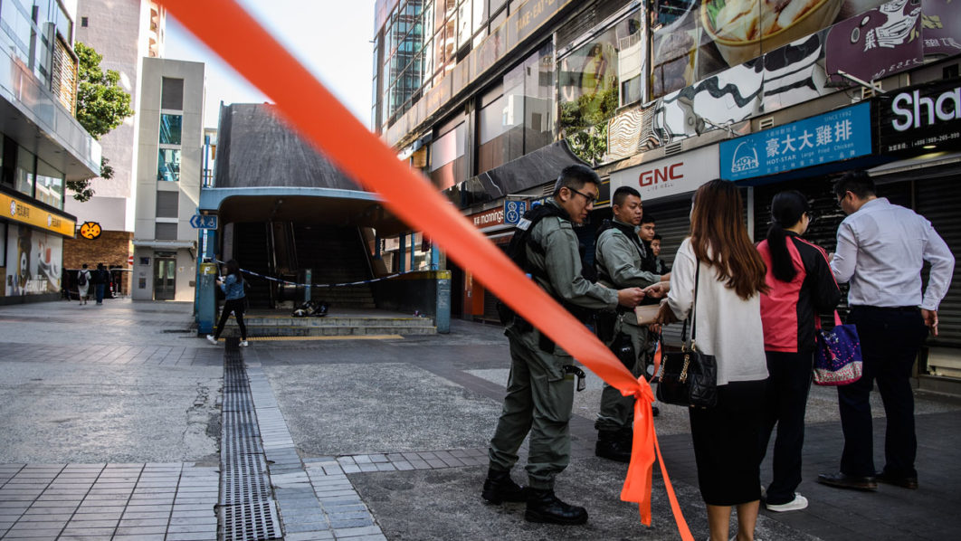 HONG KONG-CHINA-POLITICS-CRIME-UNREST