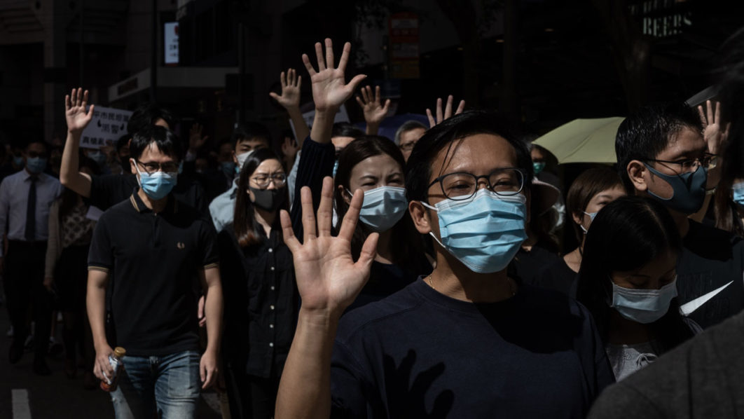 HONG KONG-CHINA-POLITICS-CRIME-UNREST