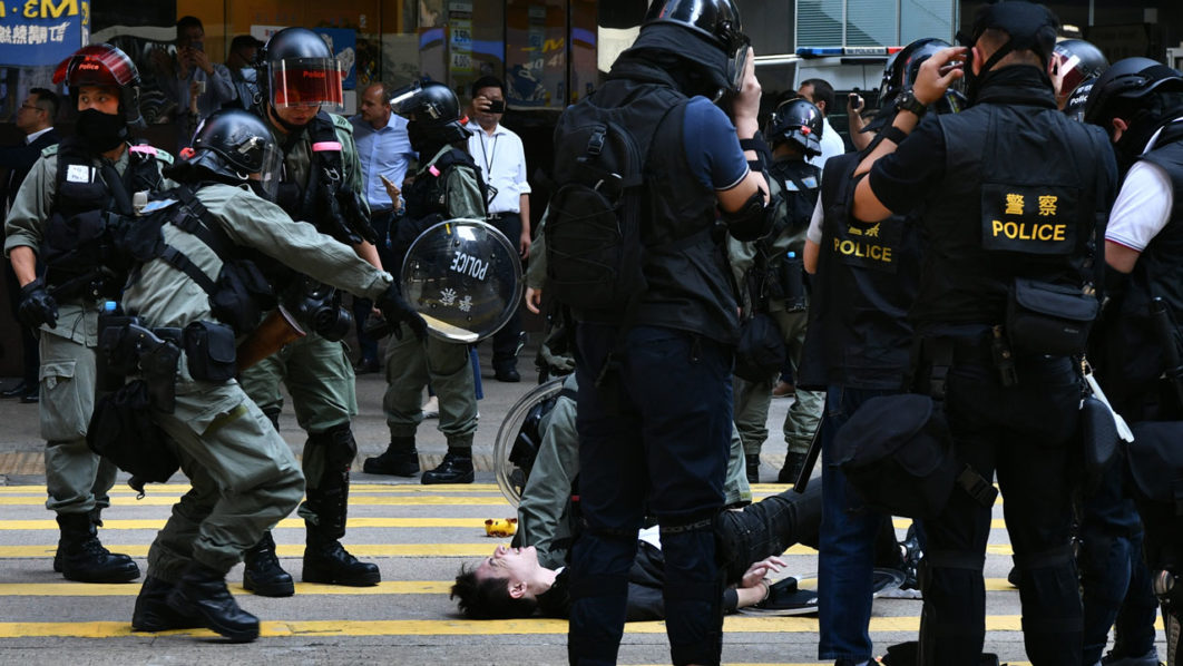 HONG KONG-CHINA-POLITICS-UNREST