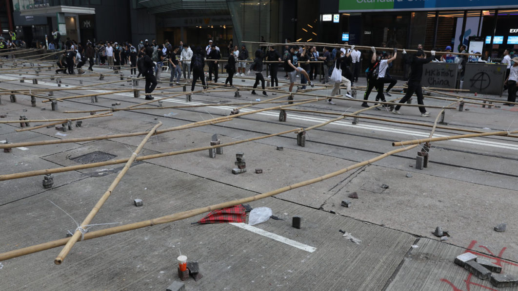 HONG KONG-CHINA-POLITICS-UNREST