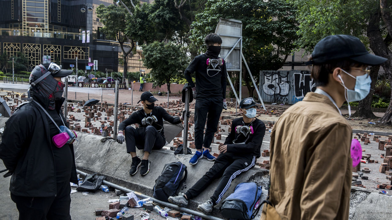 HONG KONG-CHINA-POLITICS-UNREST