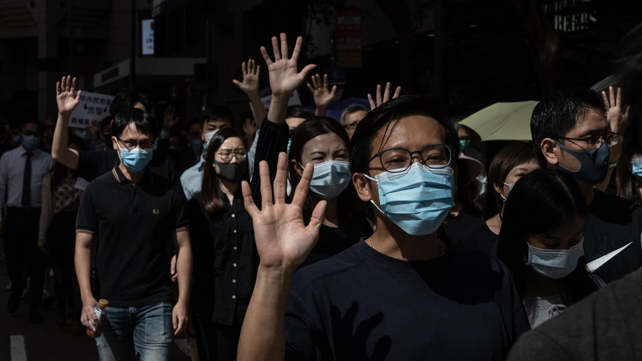 HONG KONG-CHINA-POLITICS-CRIME-UNREST