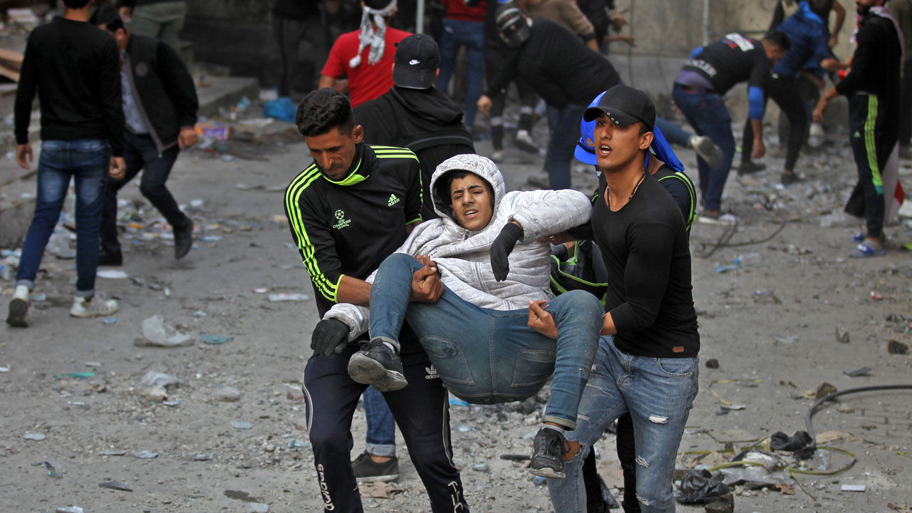 IRAQ-POLITICS-DEMO-UNREST