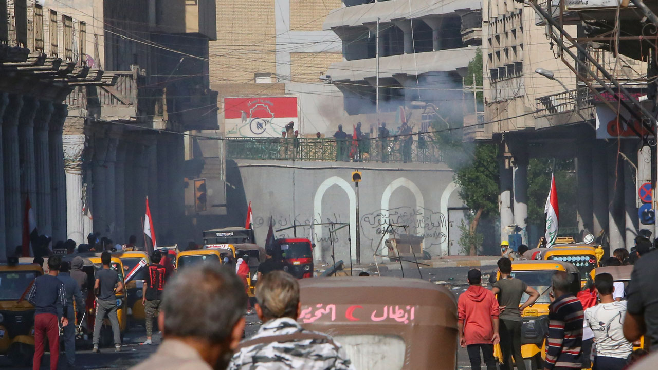 IRAQ-POLITICS-DEMO-UNREST