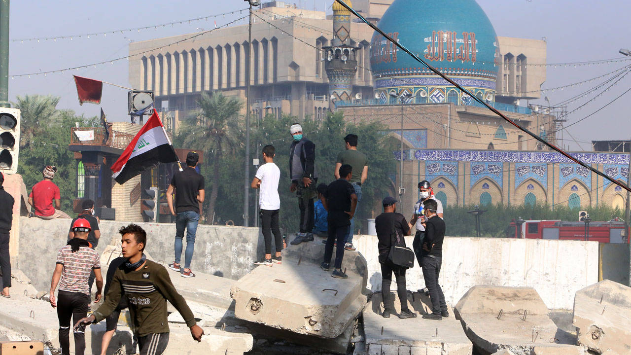 IRAQ-POLITICS-DEMO-UNREST