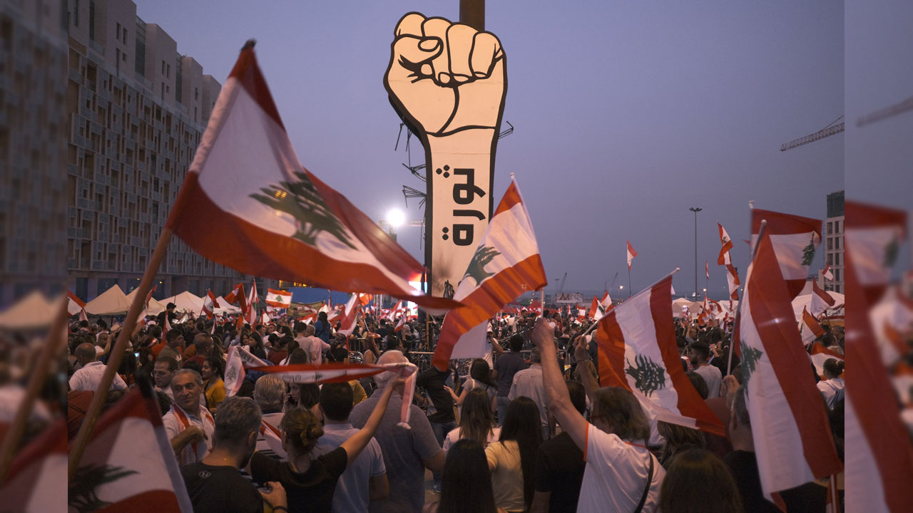 LEBANON-POLITICS-DEMO-UNREST