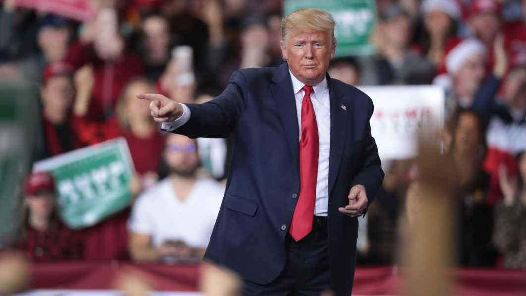 President Trump Holds “Merry Christmas” Campaign Rally In Michigan