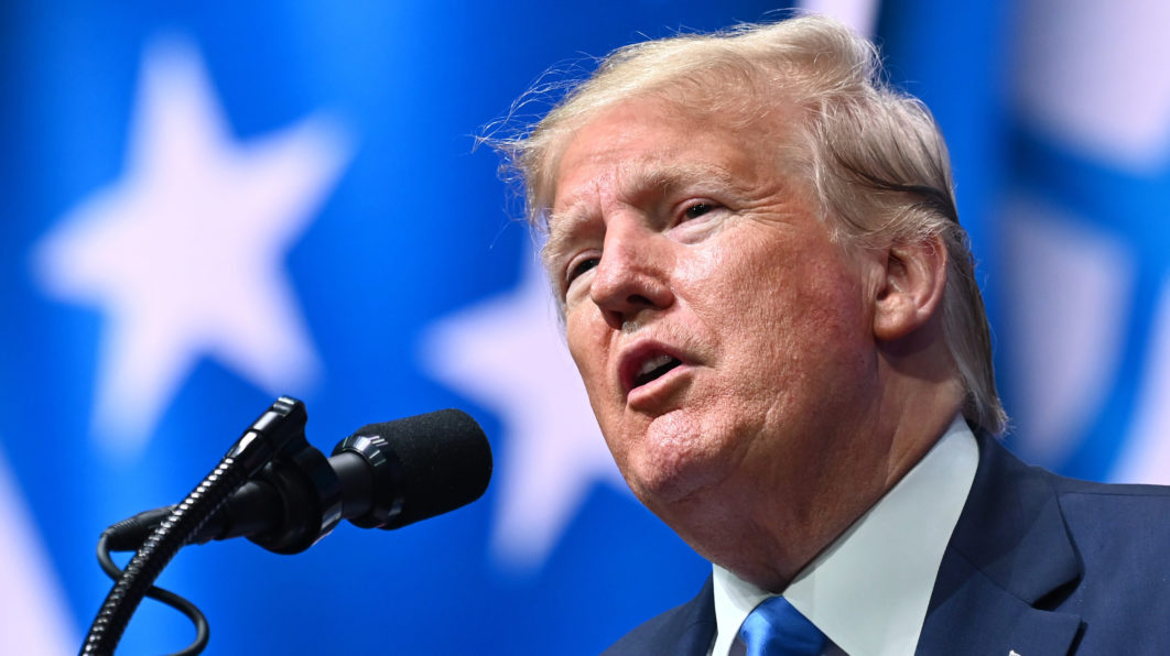 Trump delivers address to Israeli American Council
